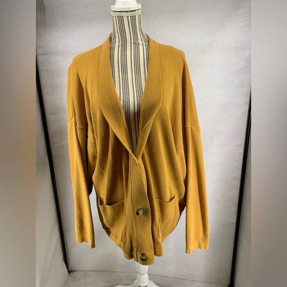 CW Clifford Willis Sweater Cardigan Knit Buttons Size Large - Picture 2 of 4